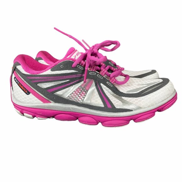 Brooks Shoes - Brooks Pure Cadence 3 White / Fuschia Pink / Anthracite Running Shoes